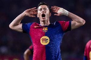 世体：37岁莱万作为替补进球效率惊人，西甲平均每54分钟1球