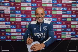 火速再就业！官方：前森林主帅努诺执教西汉姆联，接班波特