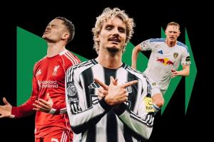 英超夏季转会窗新援影响力排名出炉：格拉利什位列榜首，约克雷斯排名第31，维尔茨位居第72。