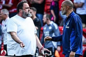 努诺上赛季执教诺丁汉森林成功带队闯入欧战，却最终与球队分道扬镳；如今转战西汉姆联，两队却双双陷入降级区，排名倒数第二和第三。