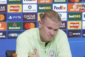 哈兰德：别拿我和梅罗比较，没人比得上；谢尔基有天赋，像德布劳内。